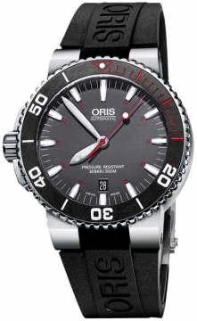 Buy this new Oris Aquis Red Limited Edition 01 733 7653 4183-Set RS mens watch for the discount price of £1,025.00. UK Retailer.